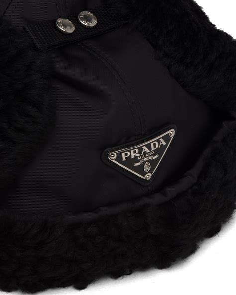 prada bunny hat|prada re nylon hat.